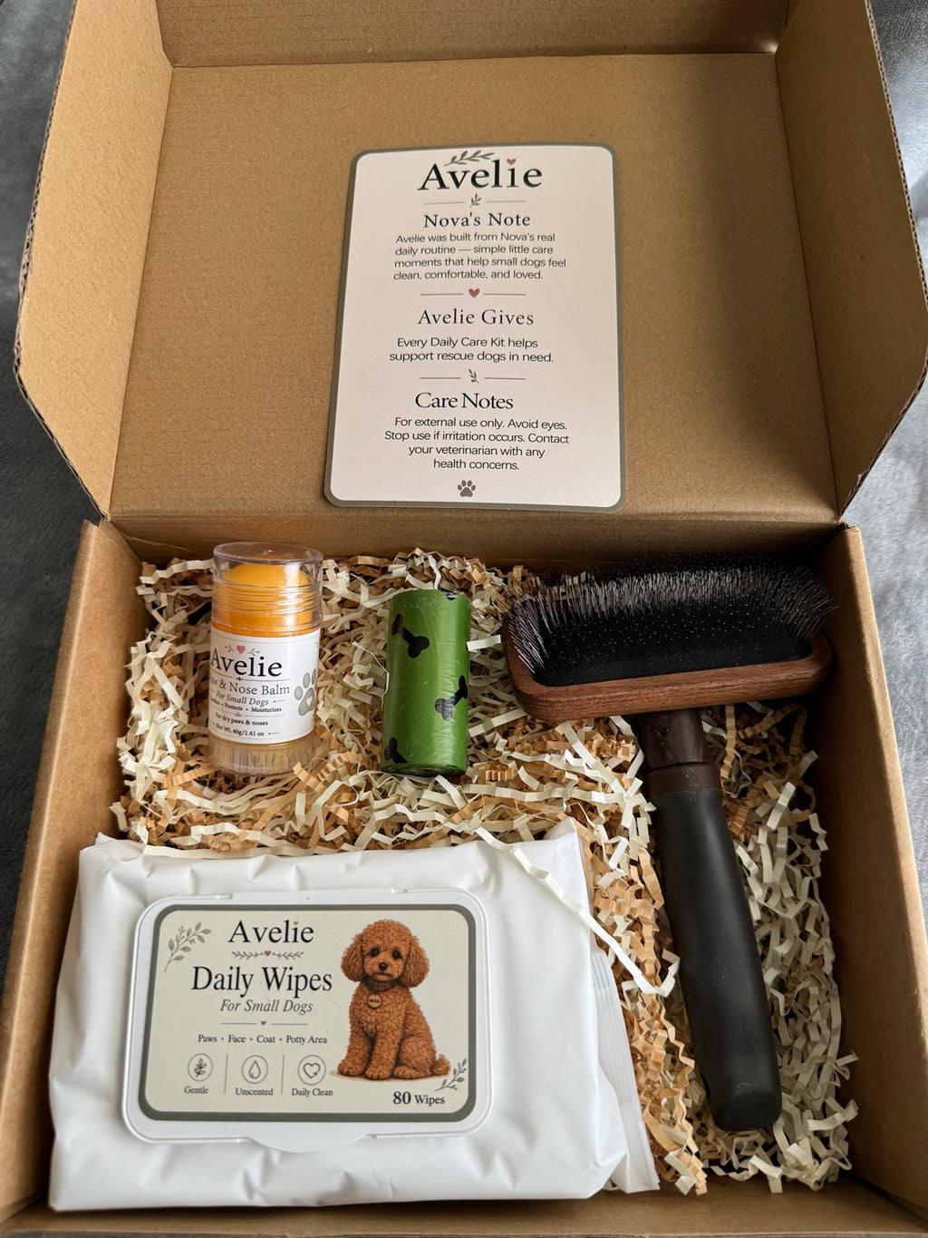 Avelie Daily Care Kit for Small Dogs
