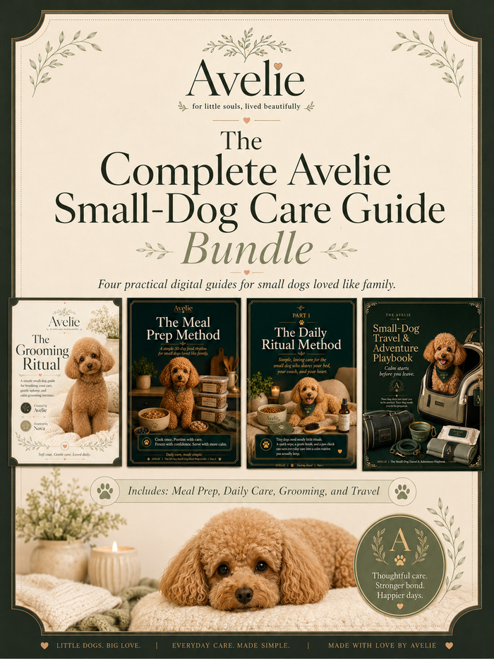The Complete Avelie Small-Dog Care Guide Bundle