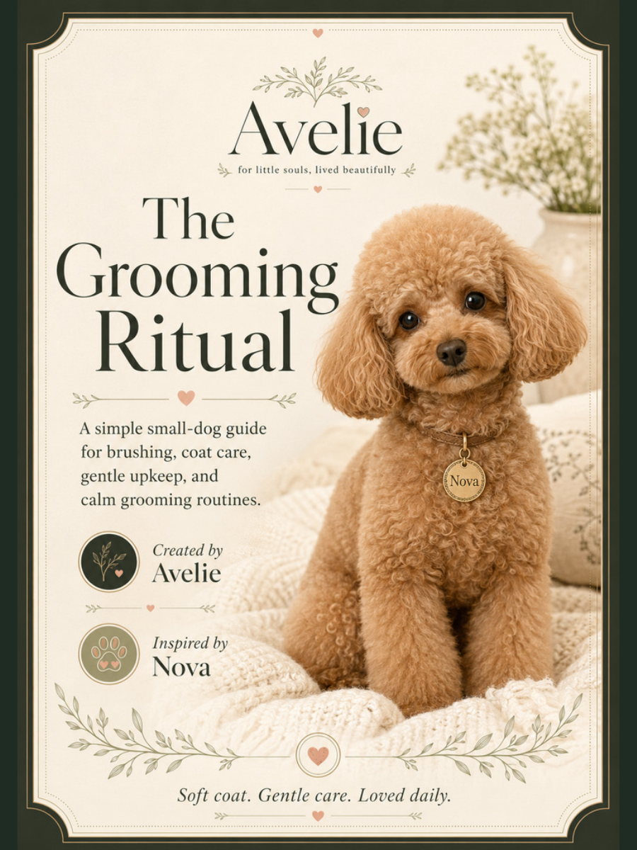 Avelie The Grooming Ritual small-dog grooming guide cover